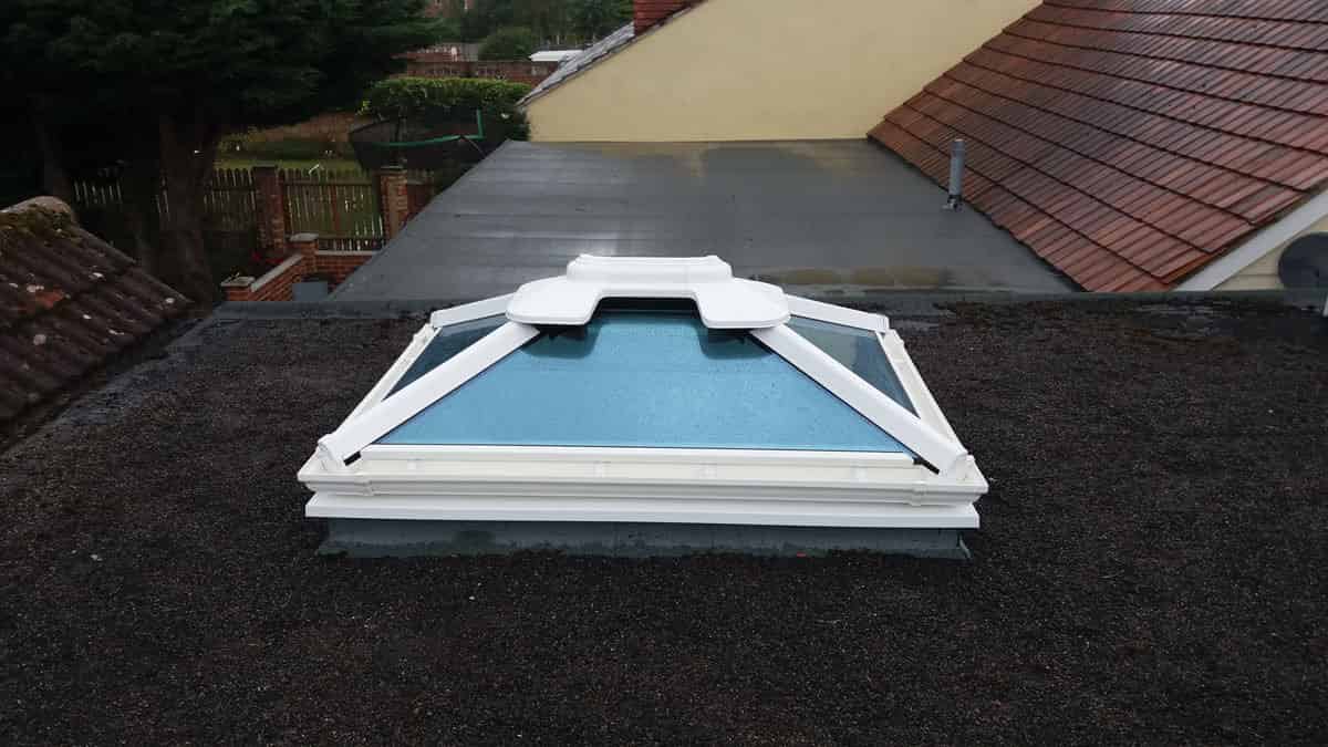 Aluminium Lantern Roof Installation Reading