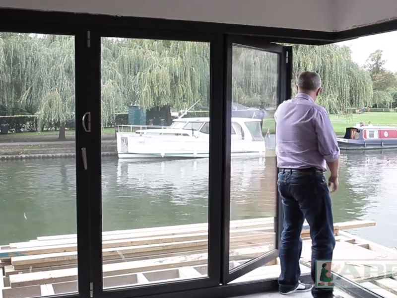 Aluminium Bi-Fold Doors Installation, Reading