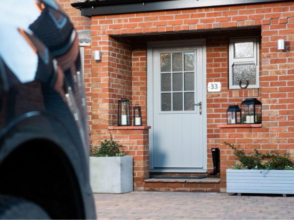 Grey composite door Tadley