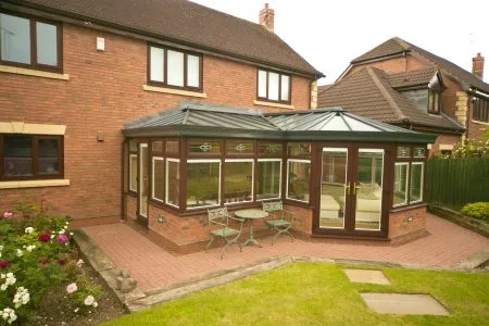 P shaped conservatories