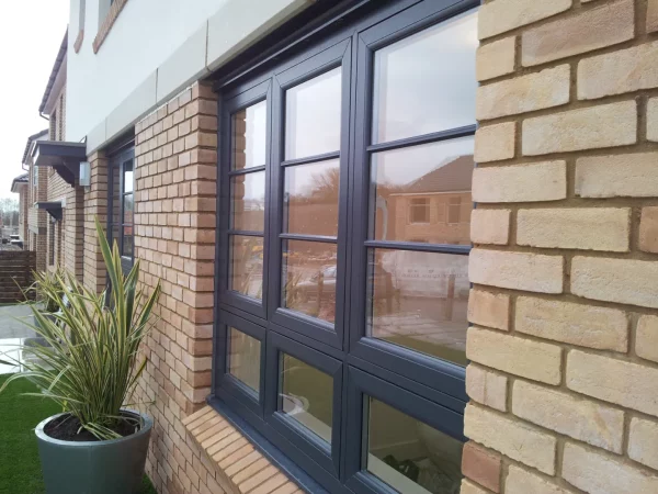 brick flush sash window