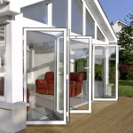 white aluminium bi-fold doors marlow