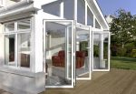 white bifold doors in Wallingford