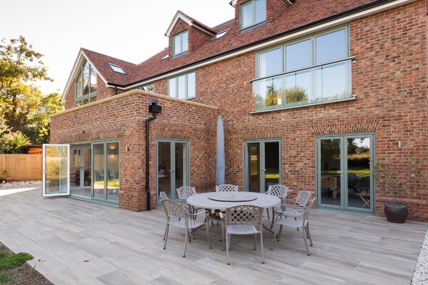 stunning bifold door in eversley