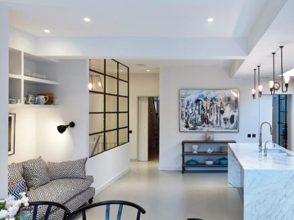 beautiful black colour slimline doors