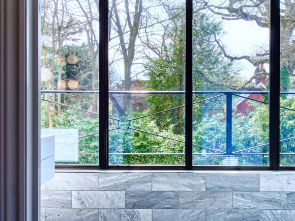 steel look windows reading