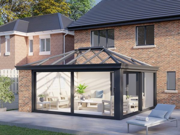 Glass Roof Living Space