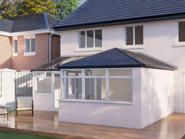 Tiled Roof Grey Living Space