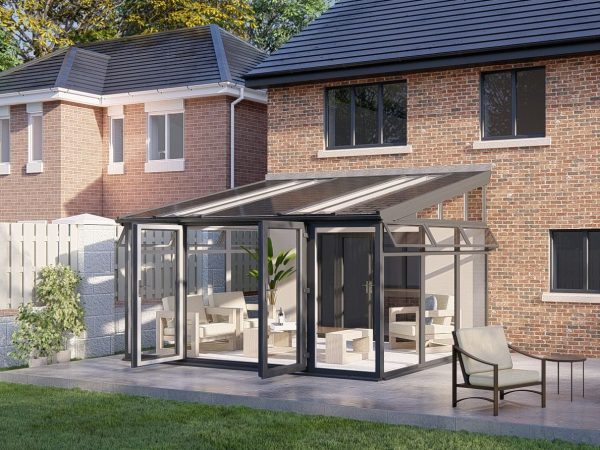 Grey Lean-To Living Space