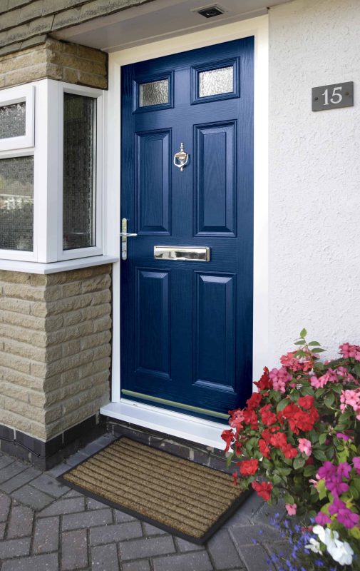 Secure composite doors
