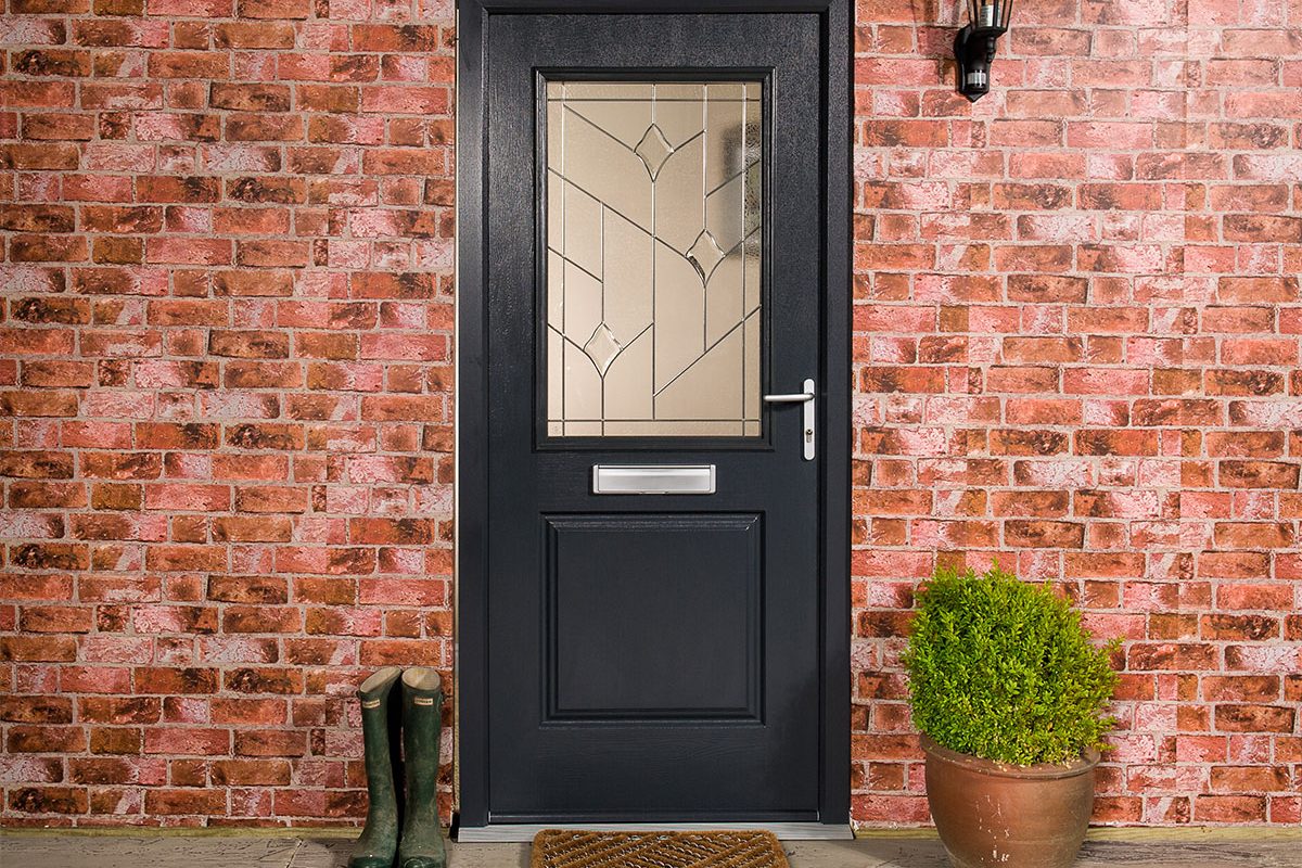 Secure composite door
