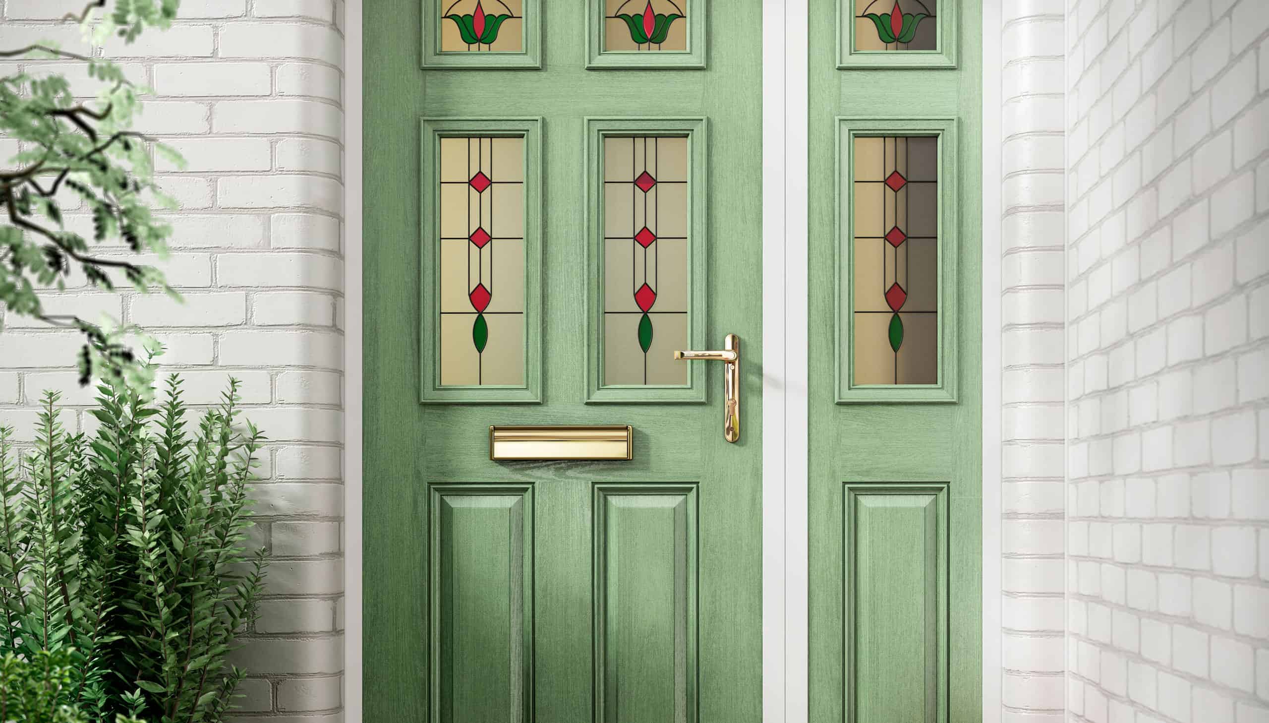 Green composite door