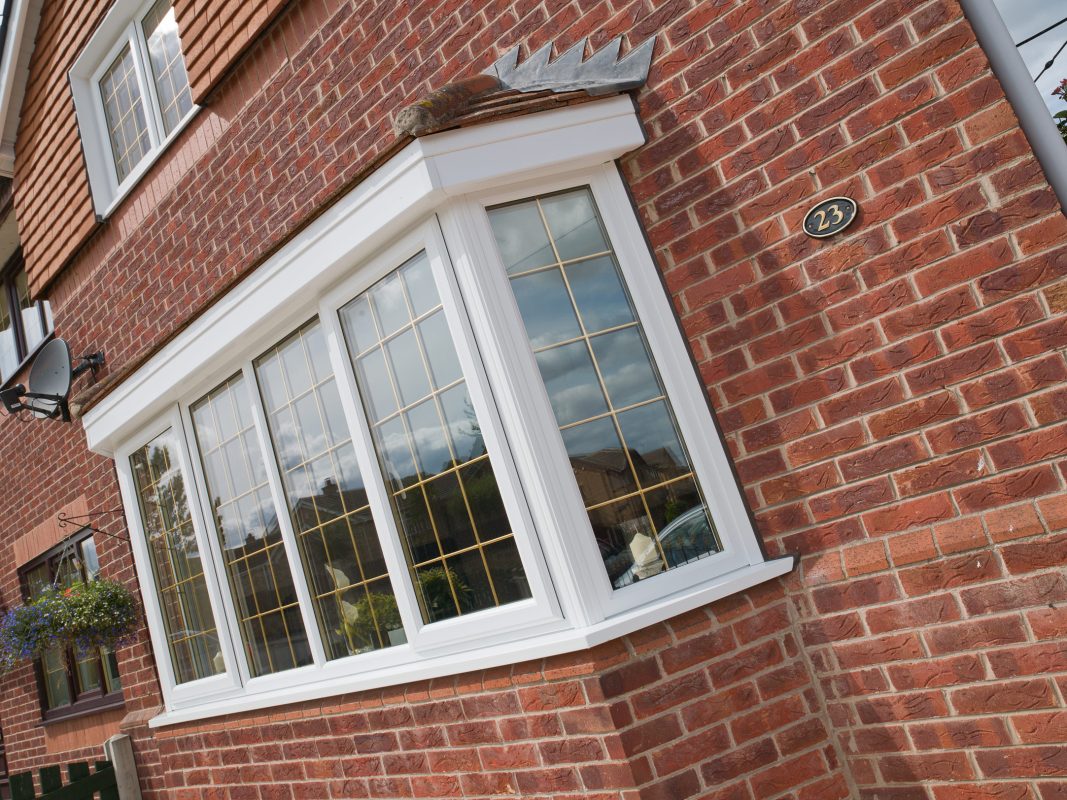 exterior bow and bay windows