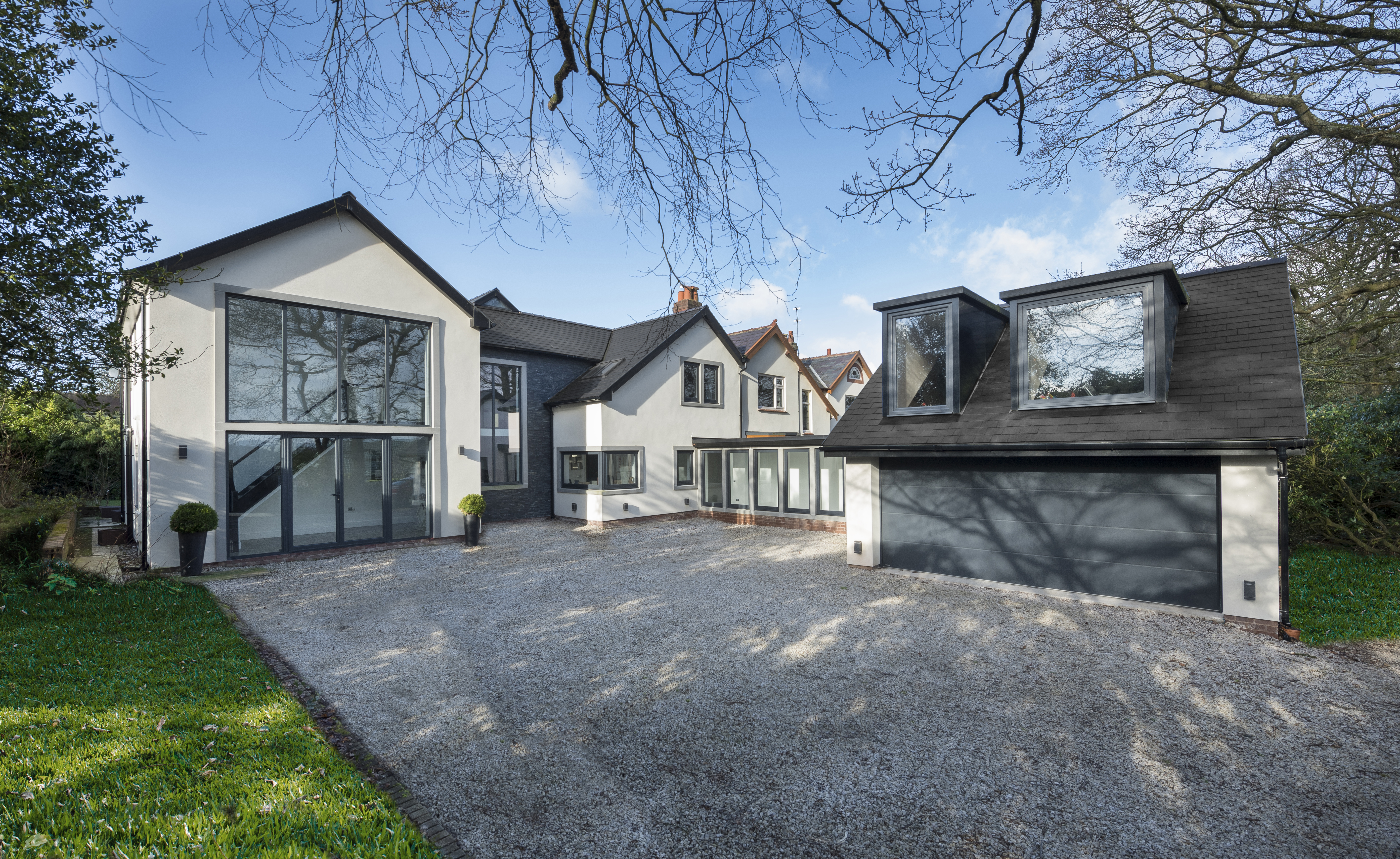 modern house exterior