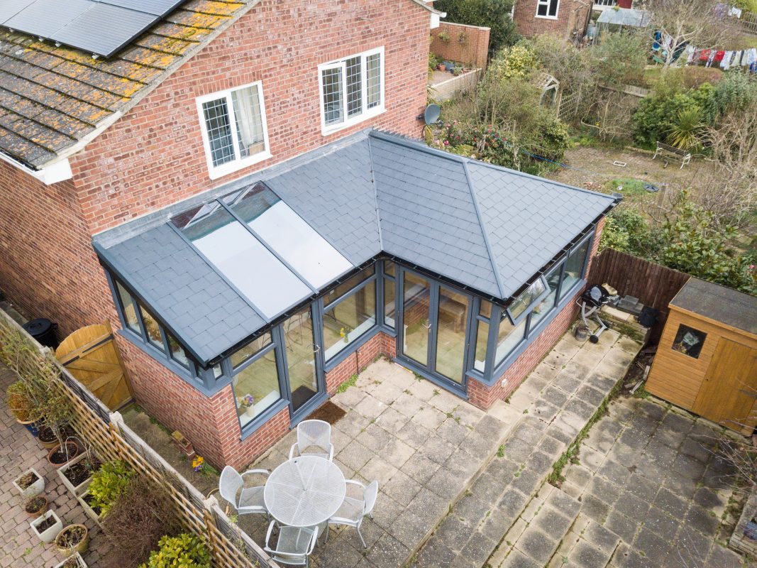 exterior tiled conservatory roof