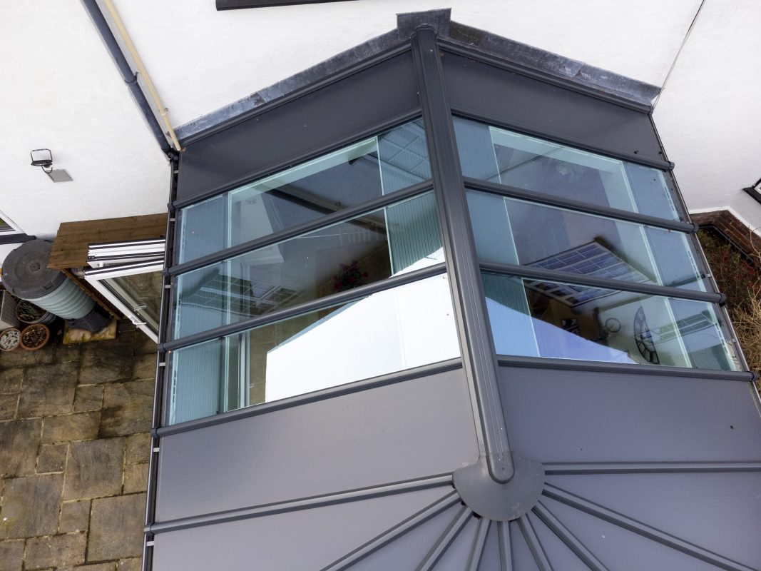 exterior solid hybrid conservatory roof