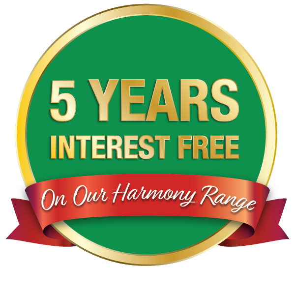 5 Years Interest Free Credit (Harmony Range)