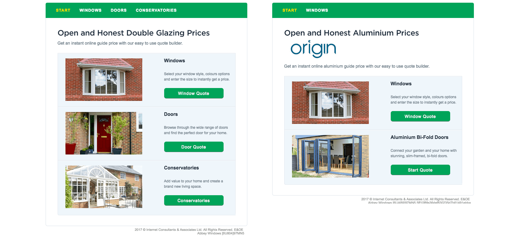 Free Online Quotes Upvc Windows Doors Conservatories