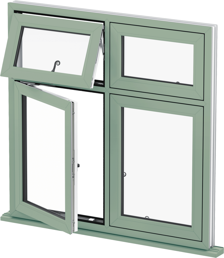 Chartwell Green Flush Casement Window Wokingham