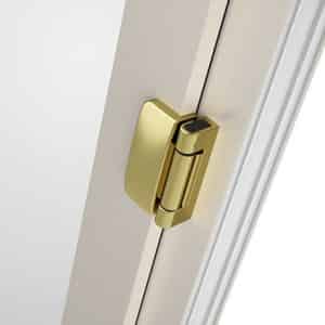 Gold Hinge on Cream