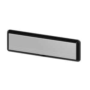 Silver Letter Plate - External