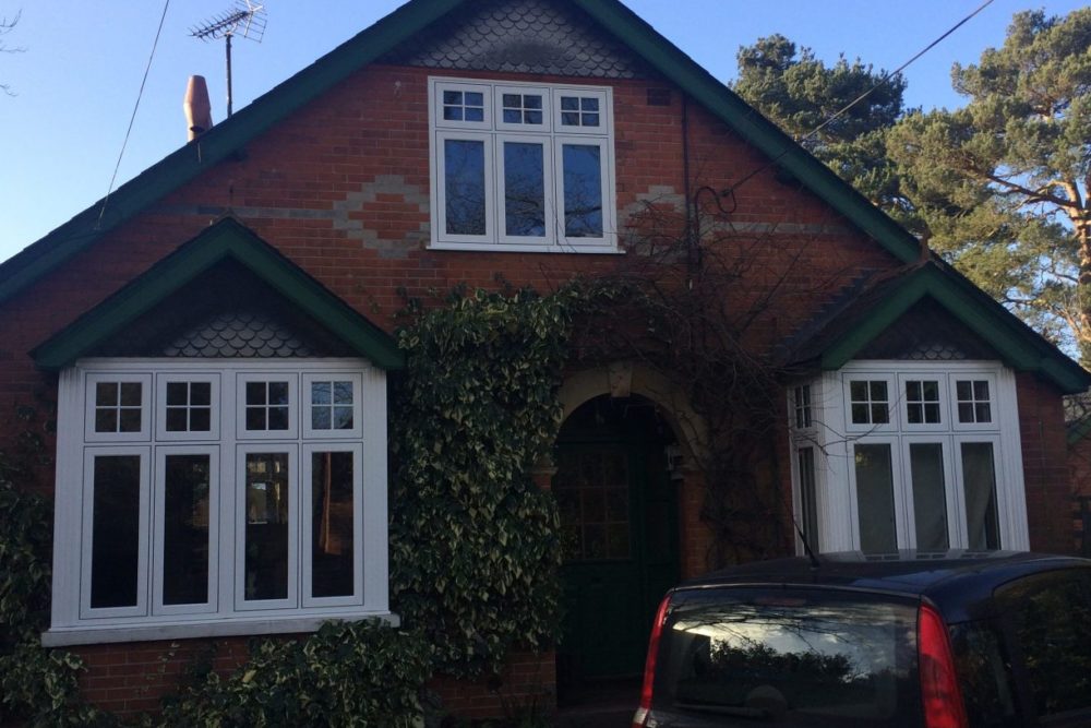 Wood Effect Windows Reading